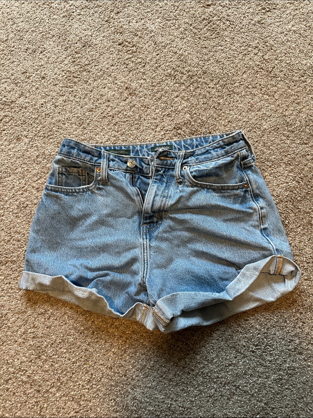wild fable Light Blue Cuffed Denim Shorts